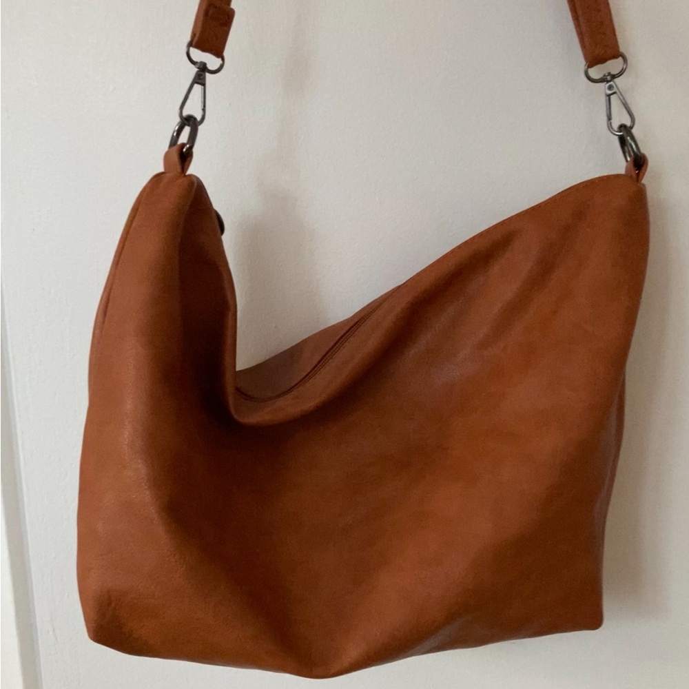 Brown Crossbody Messenger Bag